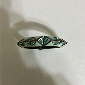 Elegant Green Rhinestone Women's Bracelet